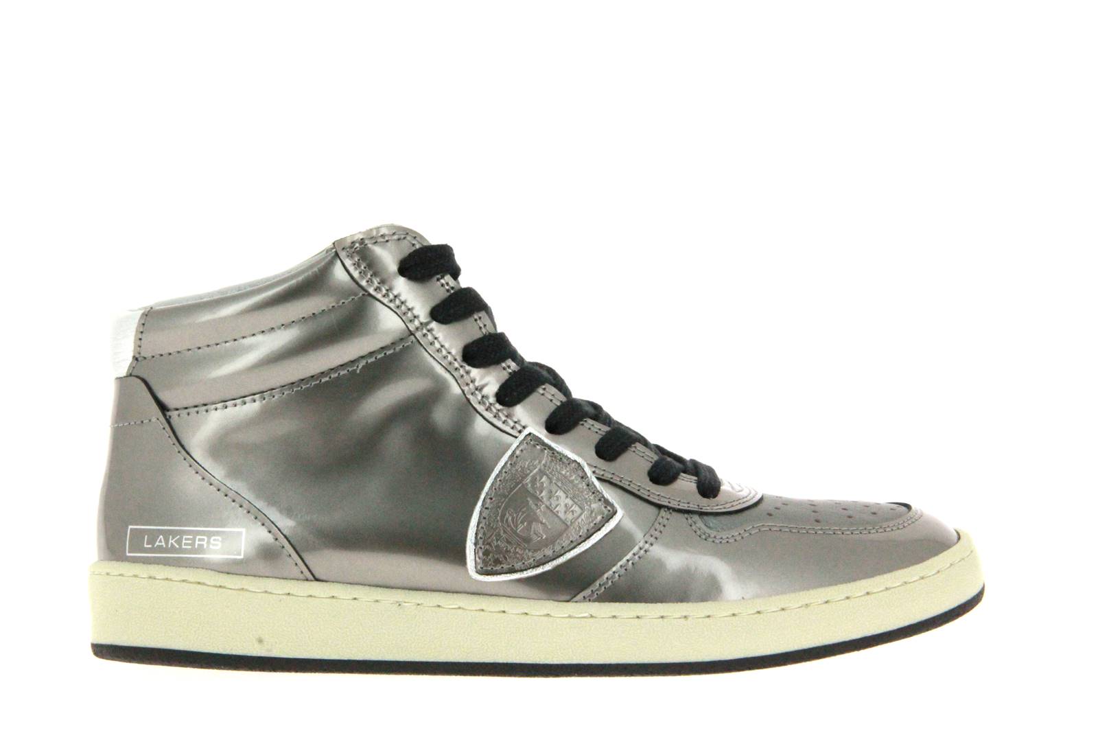 Philippe Model Sneaker LAKERS HIGH DONNA VERNISE SILVER (41)