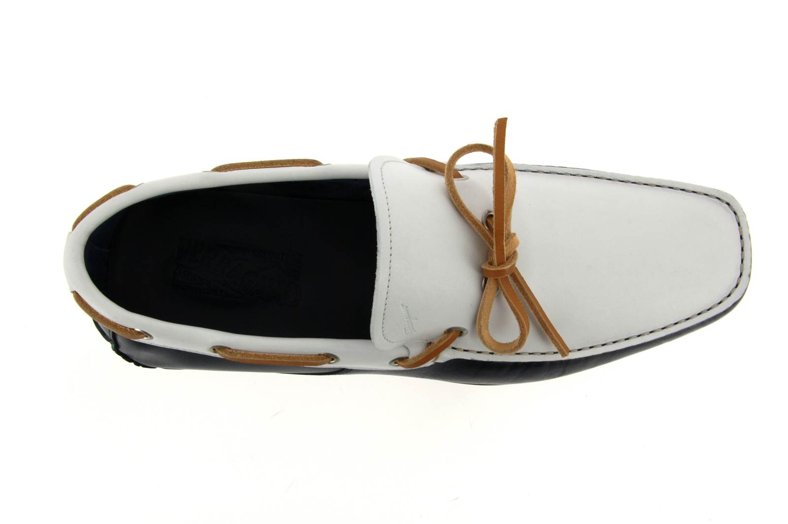 Salvatore Ferragamo Sliper MANGO 4 CALF BIANCO CLU-44½