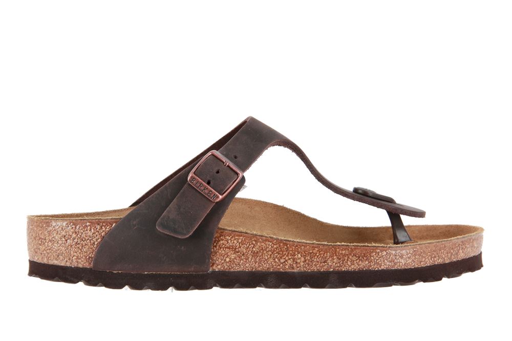 Birkenstock Pantolette GIZEH NORMAL FETTLEDER HABANA (36)