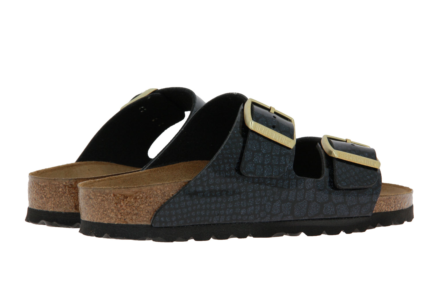 Birkenstock Pantolette SCHMAL ARIZONA BS MAGIC SNAKE BLACK (41)