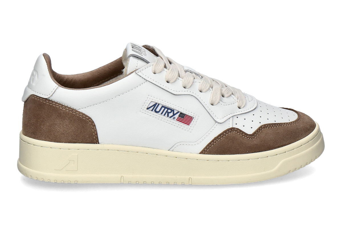 Autry Herren- Sneaker MEDALIST FT02 LEATHER- white/ antilope