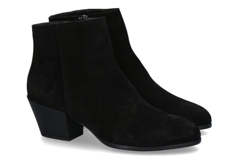 Hogan Stiefelette ZIP CAMOSCIO NERO (40½)