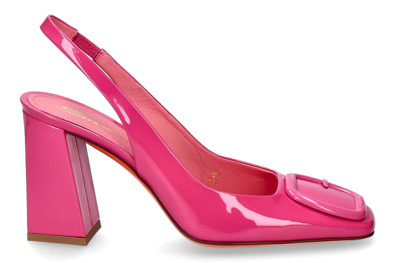 Santoni Pumps WOMAN SOFT LACK PINK 