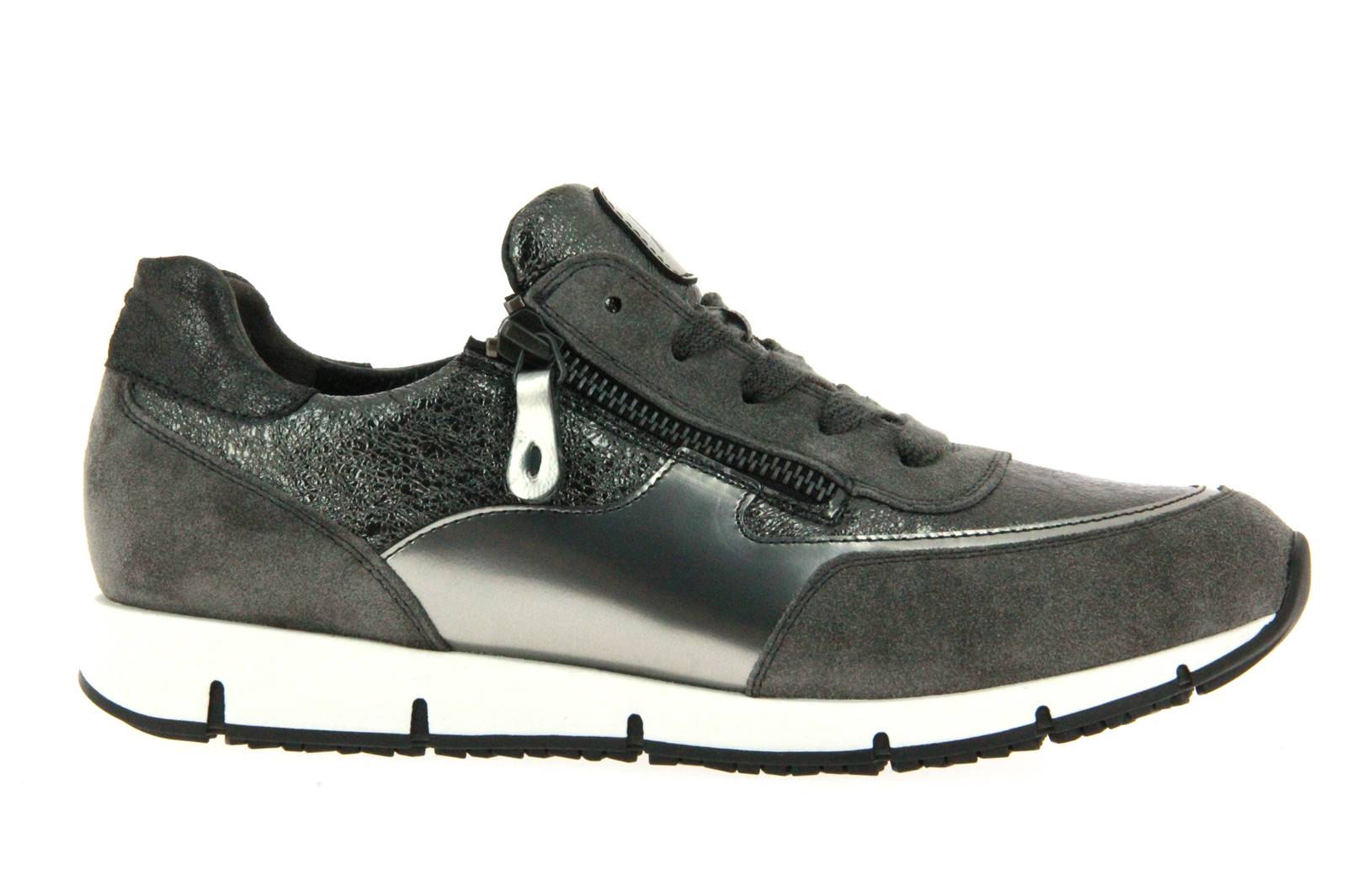 Paul Green Sneaker R. SUEDE CRUSHED MET PIOMBO (40)