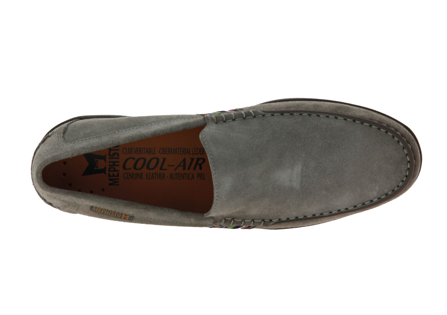 Mephisto Slipper IDRIS WARM GREY TOUNDRA (46)