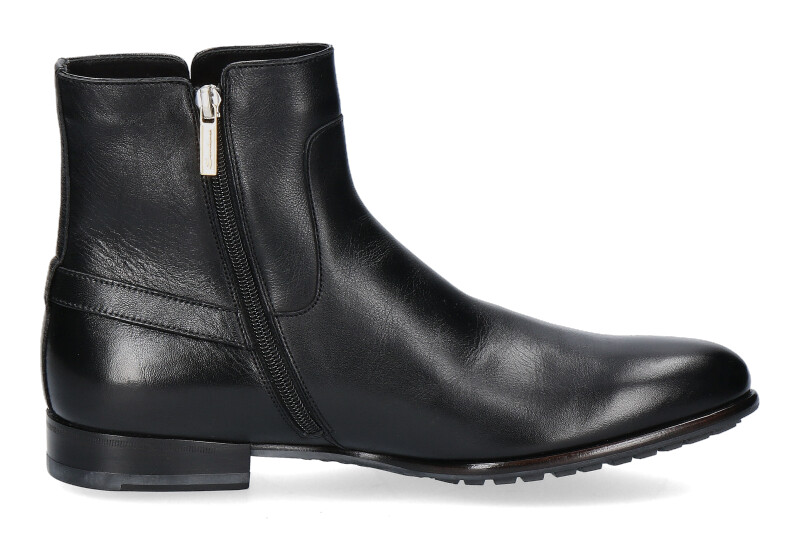 Santoni Stiefelette gefüttert NAPPA NERO (44) Santoni Stiefelette gefüttert NAPPA NERO (44)