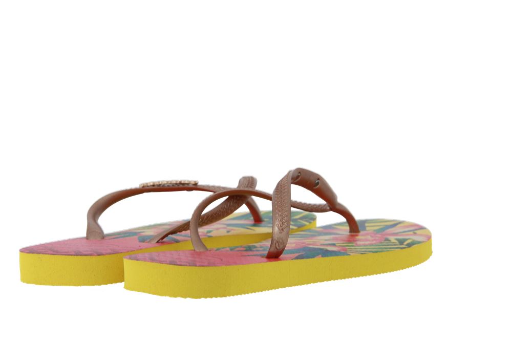 Havaianas Zehenstegsandale SLIM TROPICAL LIGHT YELLOW (43-44)