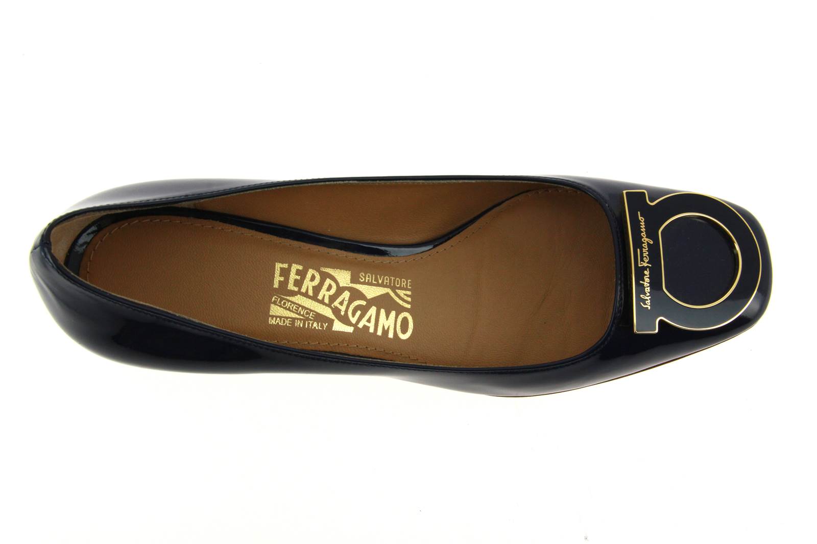 Salvatore Ferragamo Pumps SANNA VERNICE BLU-35½