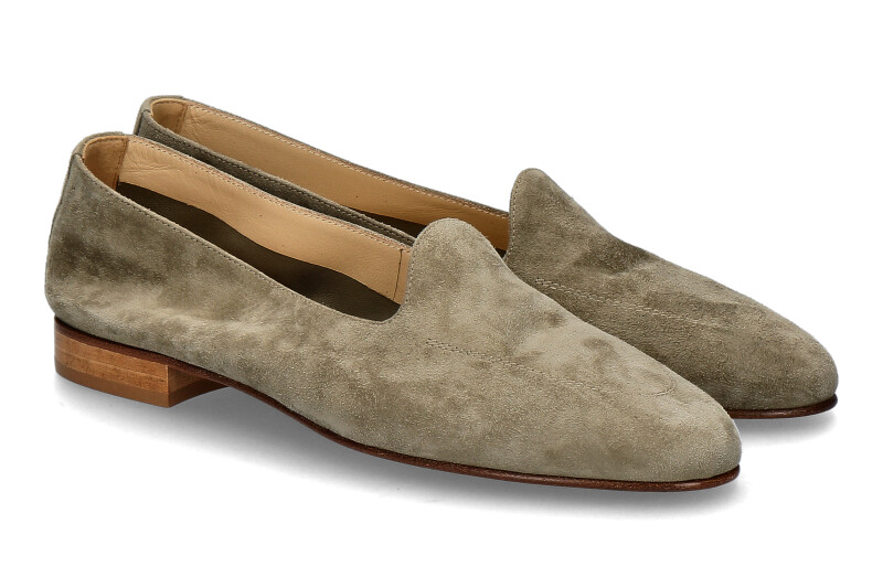 ScarpaRossa Slipper BENITO CAMOSCIO OLIVA (41)