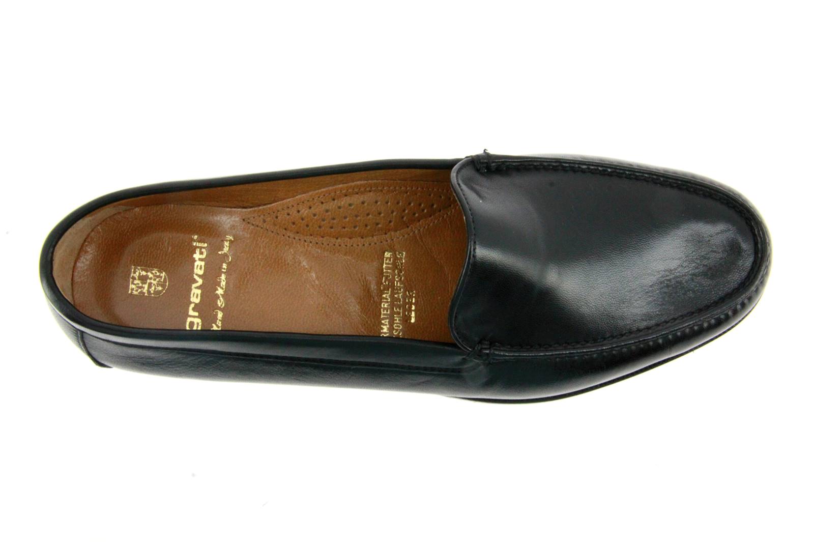 Gravati Damen- Slipper NAPPA NERO (36)