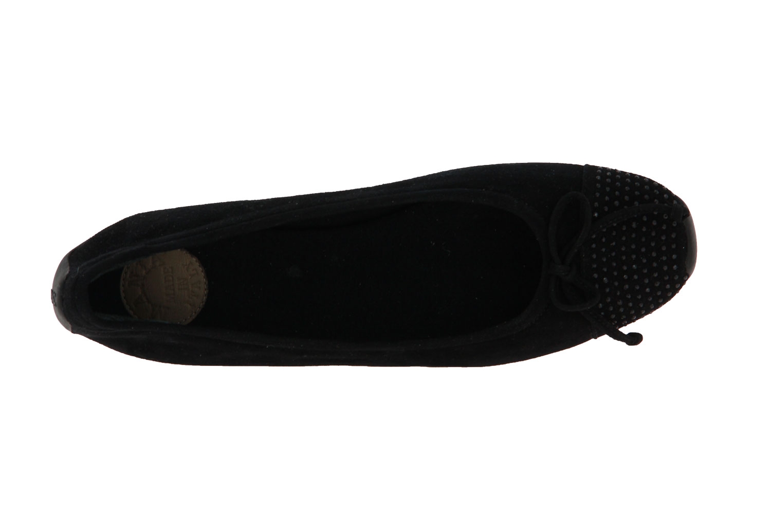 Mania Ballerina BORCHIE CAMOSCIO NERO (38)