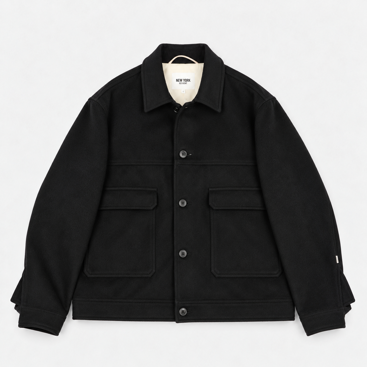 New York Resident Herren- Wolljacke YUMA- schwarz