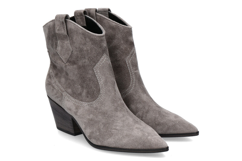 Kennel & Schmenger Cowboy Bootie DALLAS SUEDE- nebbia