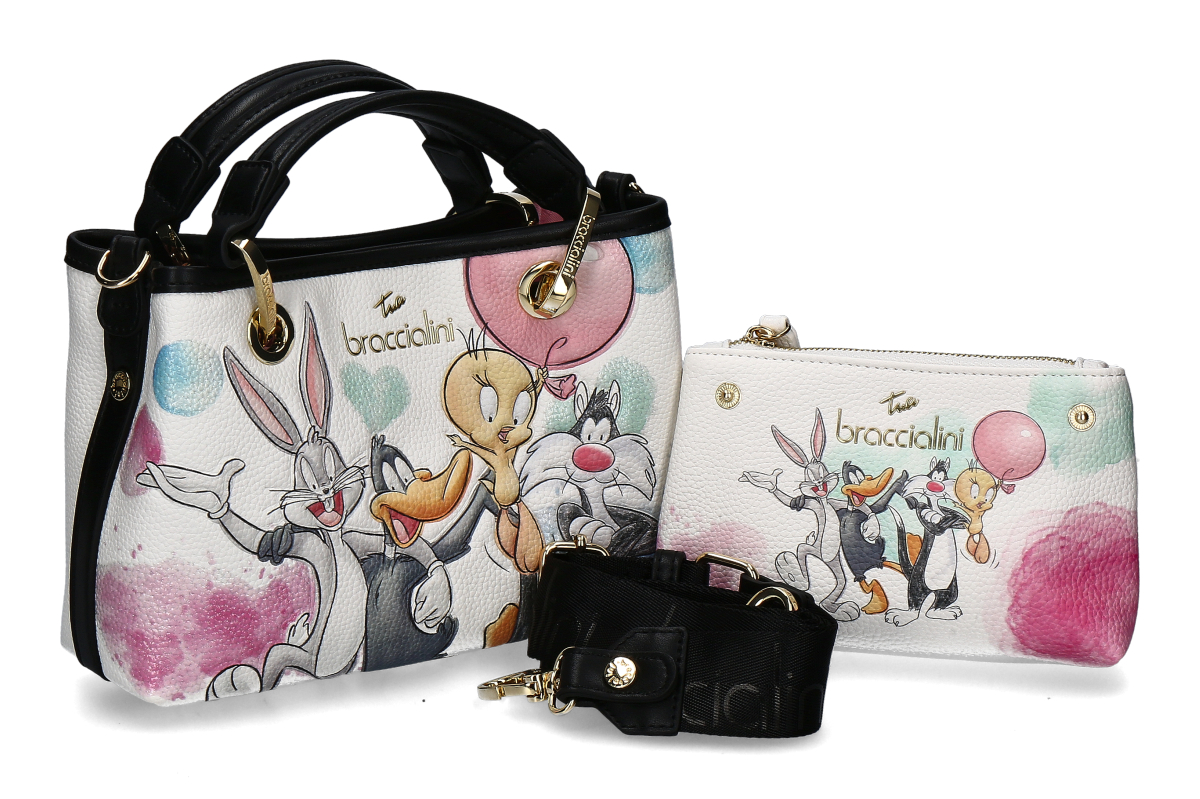 Braccialini Handtasche LOONEY TUNES- mehrfarbig/ multicolor