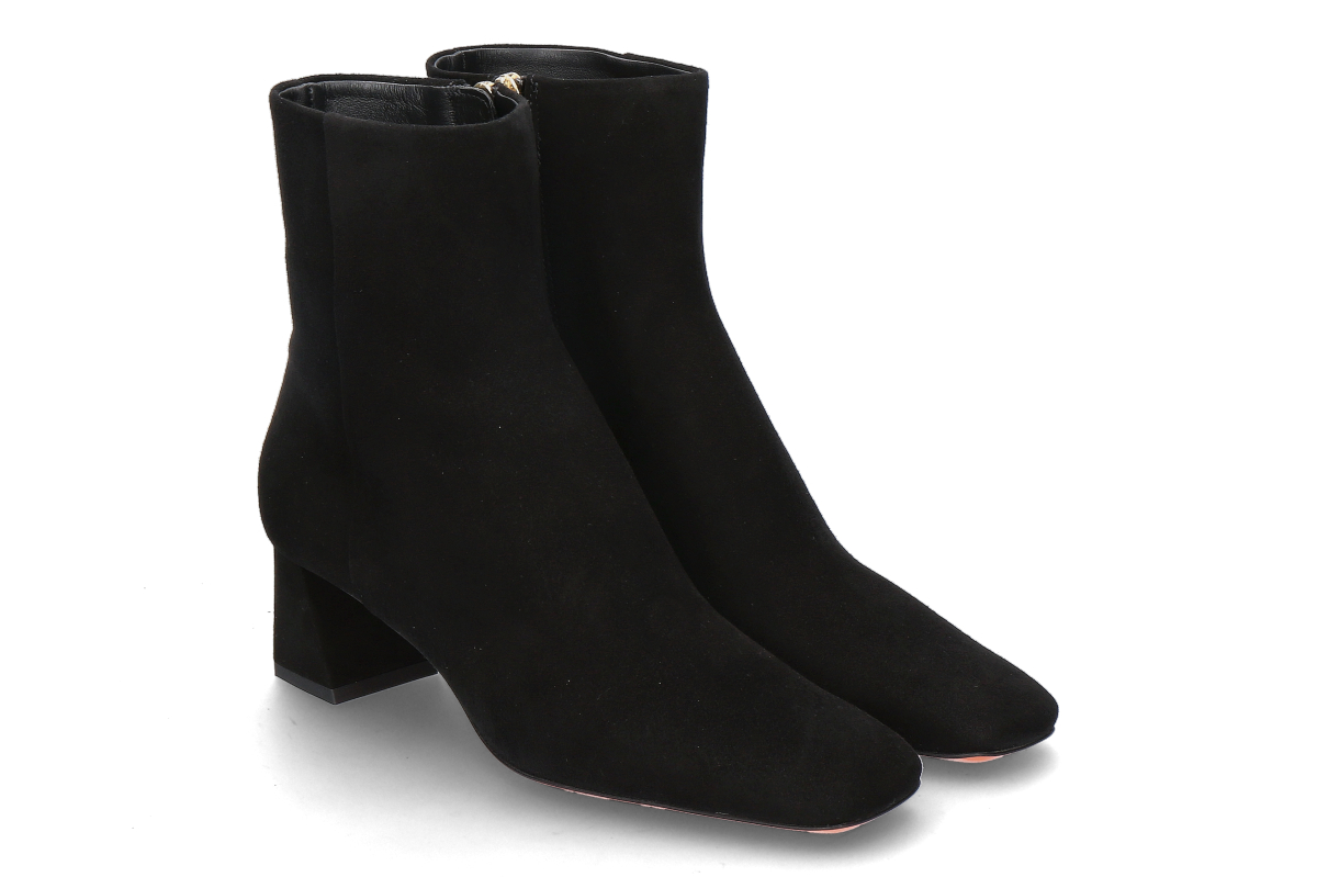Santoni Damen- Stiefelette MARTA VELOURS- black/ schwarz