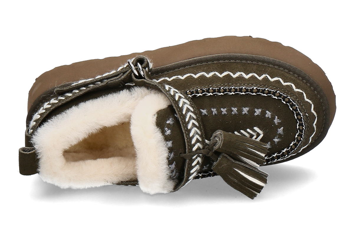 Nan-Ku Couture Bootie gefüttert DFH13 - verde_232700035_4