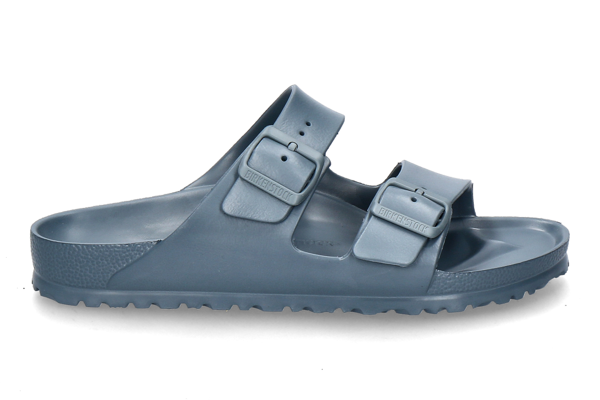 Birkenstock Damen- Pantolette ARIZONA EVA SCHMAL- basalt grey/ blau
