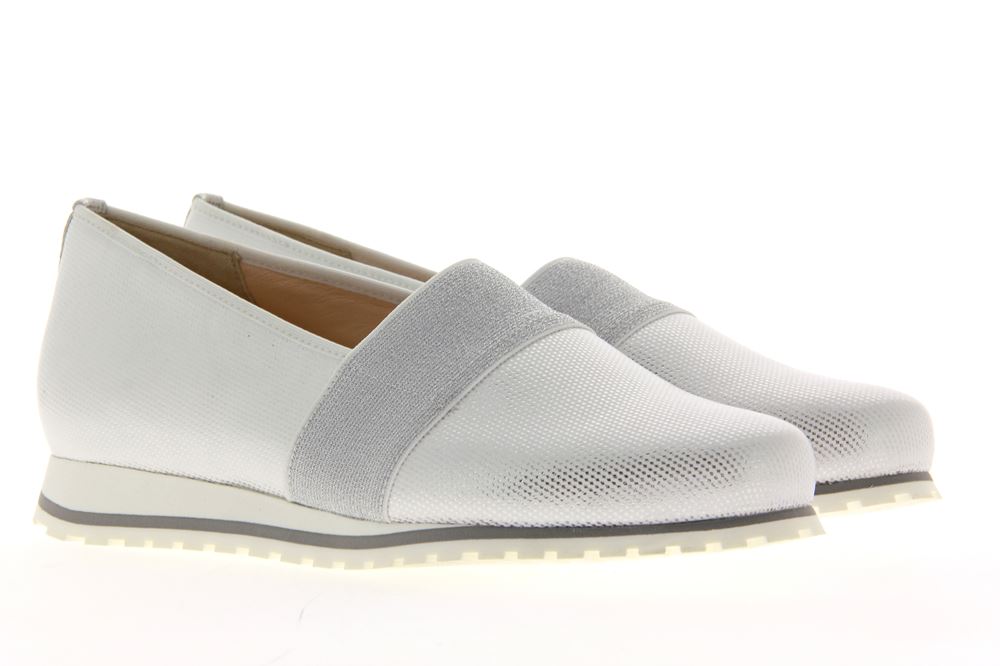 Hassia Slipper PIACENZA G-WEITE METAL LEDER WEISS (37½)