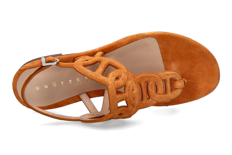 Unützer Sandale VELOURS ORANGE