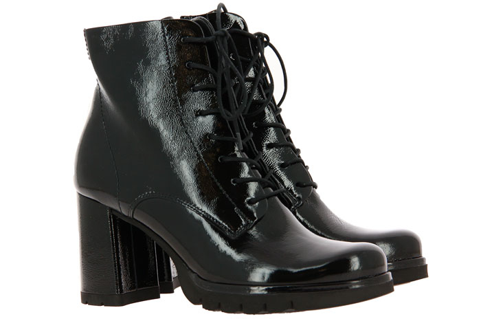 Paul Green Stiefelette KNAUTSCHLACK SCHWARZ (37 )