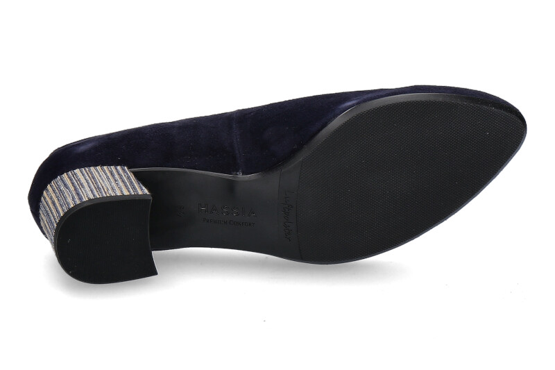 Hassia Pumps FLORENZ H-WEITE SAMTZIEGE BLUE (36) Hassia Pumps FLORENZ H-WEITE SAMTZIEGE BLUE (36)