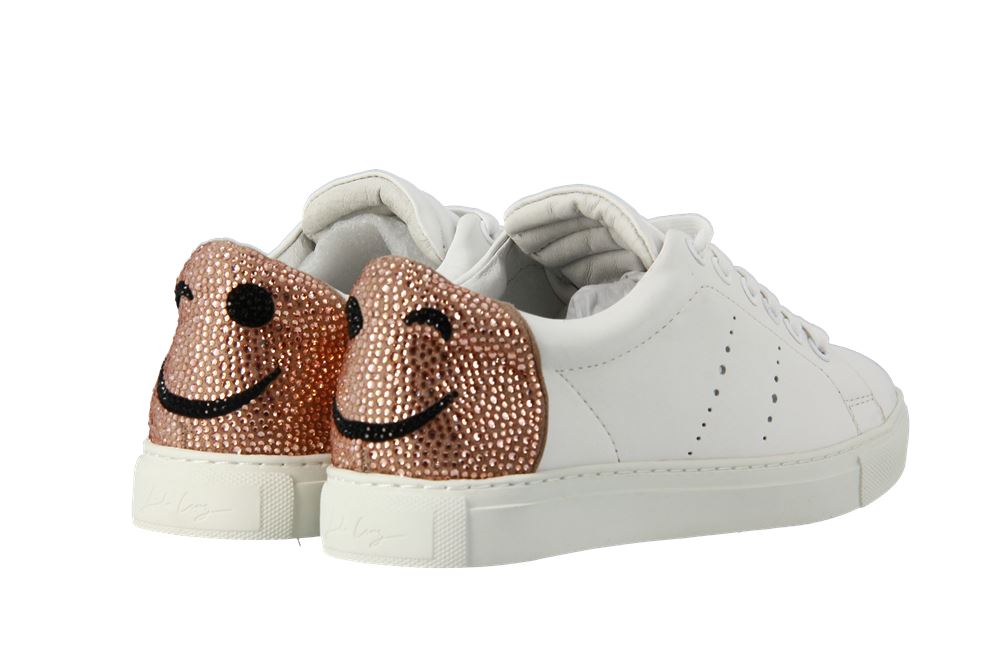 Lola Cruz Sneaker SMILEY WHITE NUDE (39)