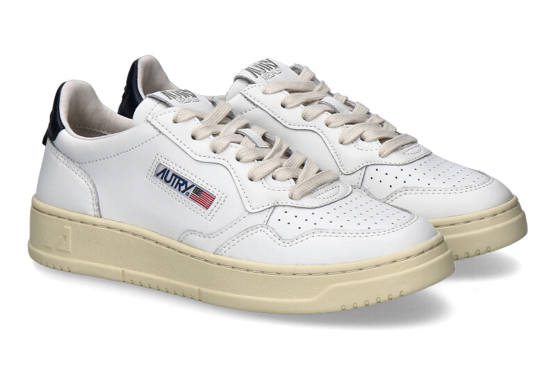 Autry Damen-Sneaker MEDALIST LOW LL12- white/ space blue