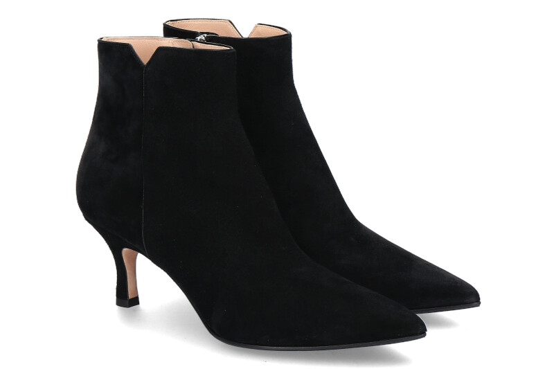 Unützer Stiefelette CAMOSCIO NERO- schwarz