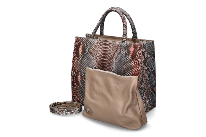 Ghibli Shopper PITONE BLUE TAUPE 792