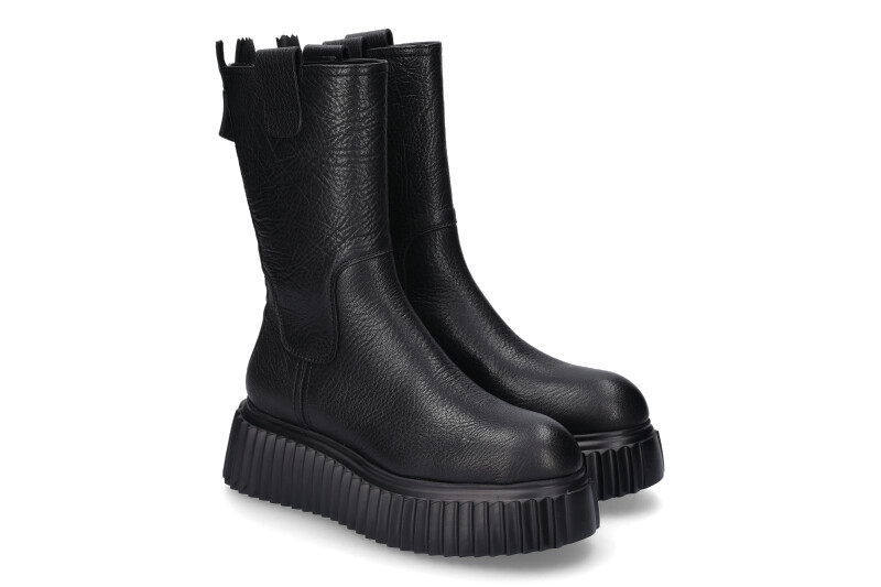 Attilio Giusti Leombruni Combat Boots NAPPA NERO (38½)