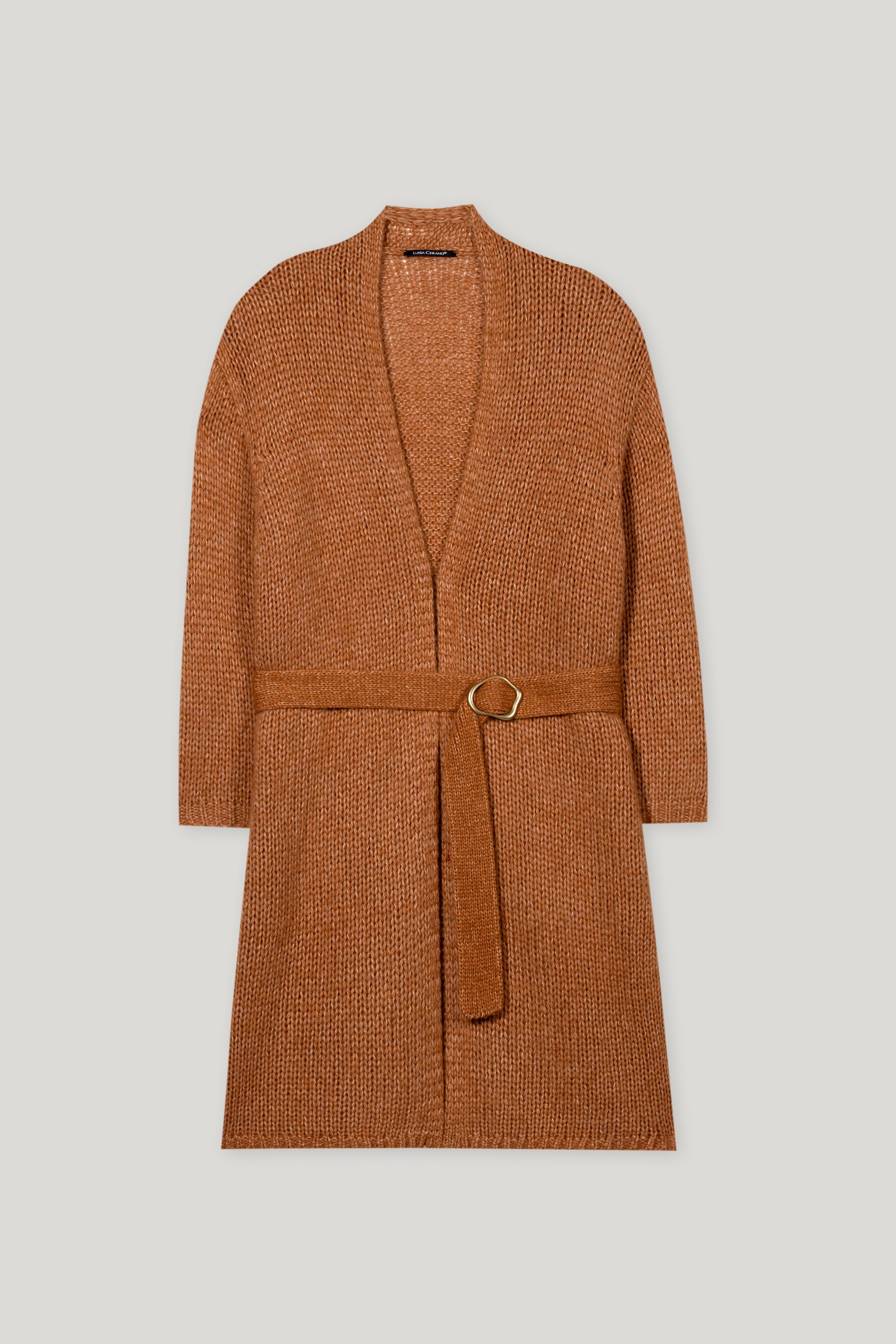 Luisa Cerano Mantel LONG COAT - cinnamon/braun/hellbraun