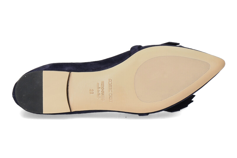 Pomme D'Or Slipper GRACE CAMOSCIO NAVY (38½)