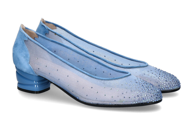 Fernando Pensato Pumps GRACE AVIO CAMOSCIO- avio/ blau