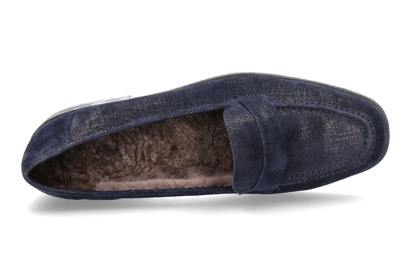 Brunate Slipper gefüttert DANY CAPRI BLU (36)