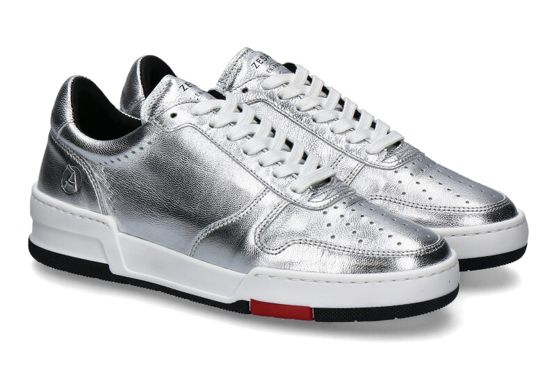 Zespa Sneaker MAX CUIR FANTAISIE SILVER