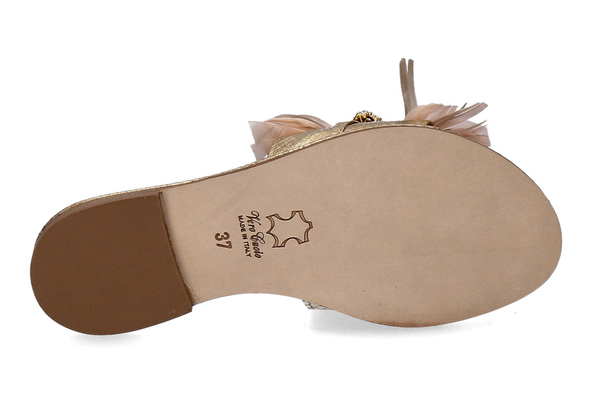 Paola Fiorenza Pantolette COBRA LAME LEGNO- gold_271900150_4