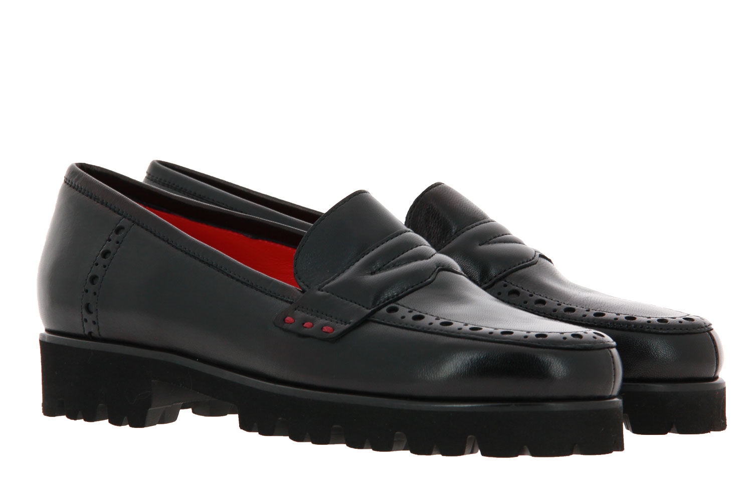 Pas de rouge Slipper MARTA NAPPA NERO (40½)