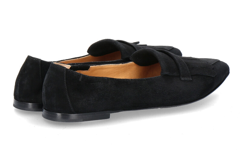 Pomme D'Or Slipper GRACE CAMOSCIO NERO (37 )