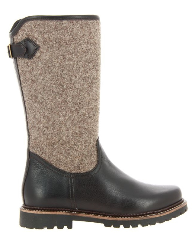 Dirndl + Bua Stiefel gefüttert PANIOLO LODEN MORO (37½)