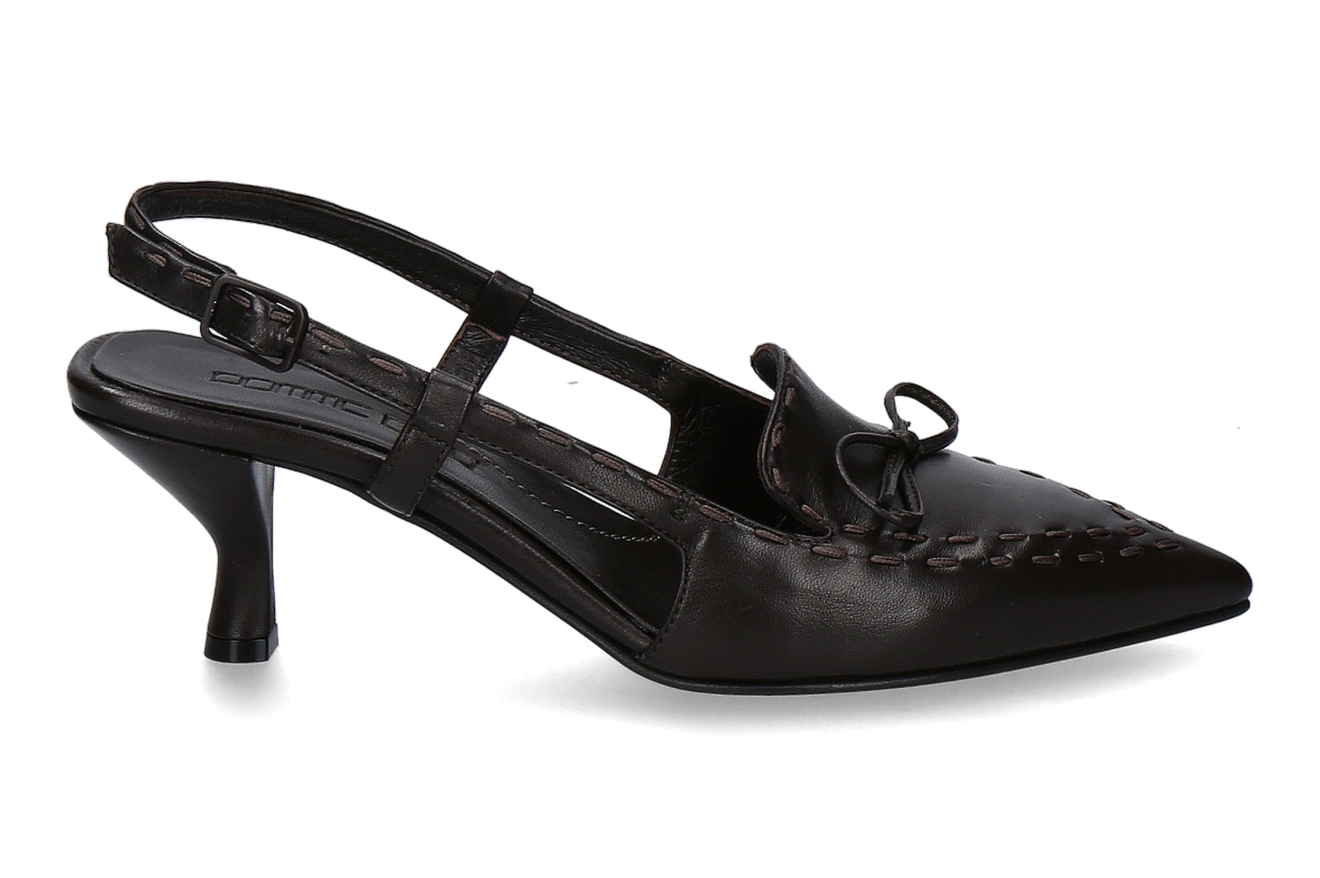 Pomme d'Or Slingpumps HENRIETTE GLOVE- coffee/ dunkelbraun