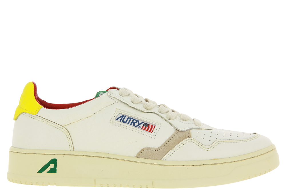 Autry Sneaker LOW MAN LEATHER WHITE  MULTICOLOR