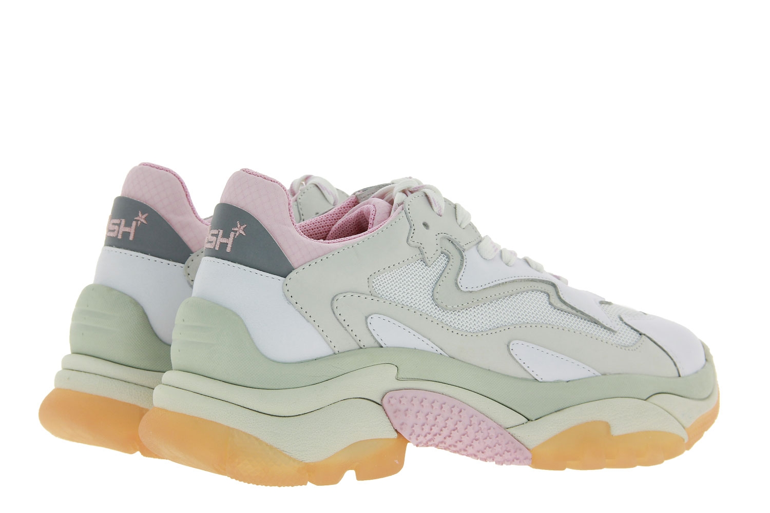 ASH Sneaker ADDICT NAPPA NUBUCK MESH DRAGON CHECKER (38)