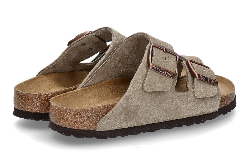 Birkenstock Pantolette SCHMAL ARIZONA TAUPE (42)