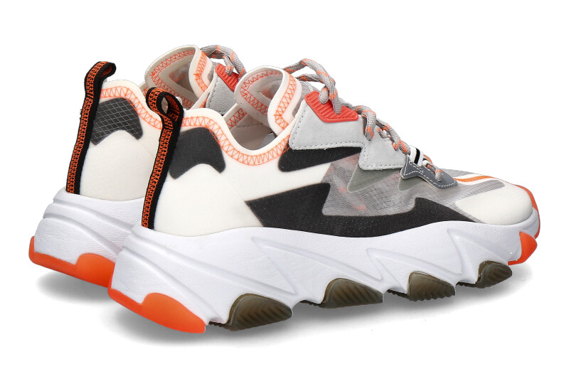 ASH Sneaker ECLIPSE NYLON DUNE TRANSPARENT SILVER PEARL  (36)