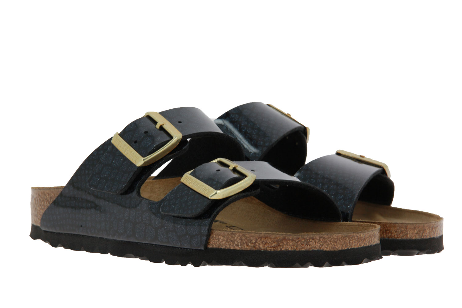 Birkenstock Pantolette SCHMAL ARIZONA BS MAGIC SNAKE BLACK (38)