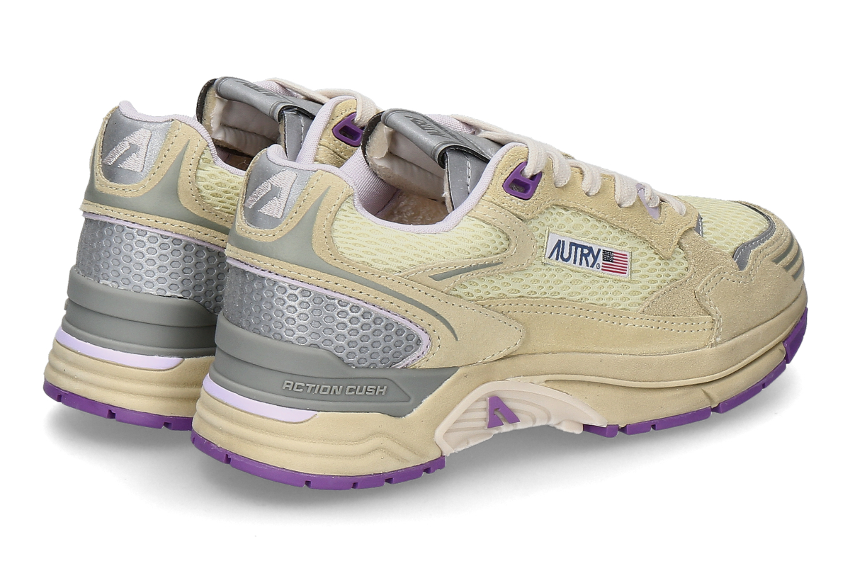 Autry Damen- Sneaker HYPERWAY MESH HU01- lemon_232900532_2