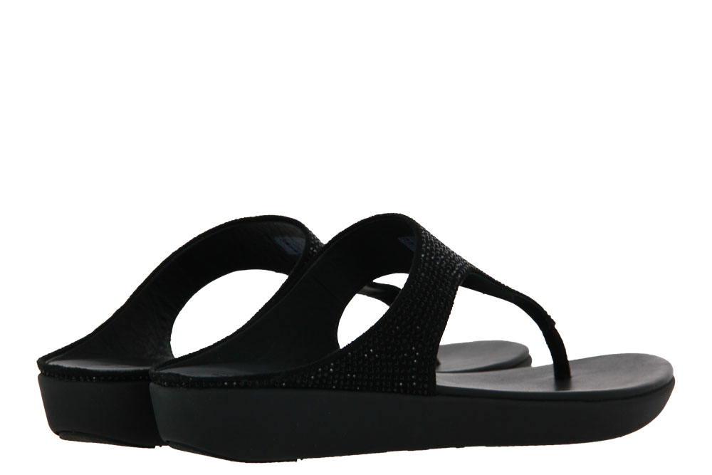 Fitflop Pantolette BANDA CRYSTALLED BLACK (38)