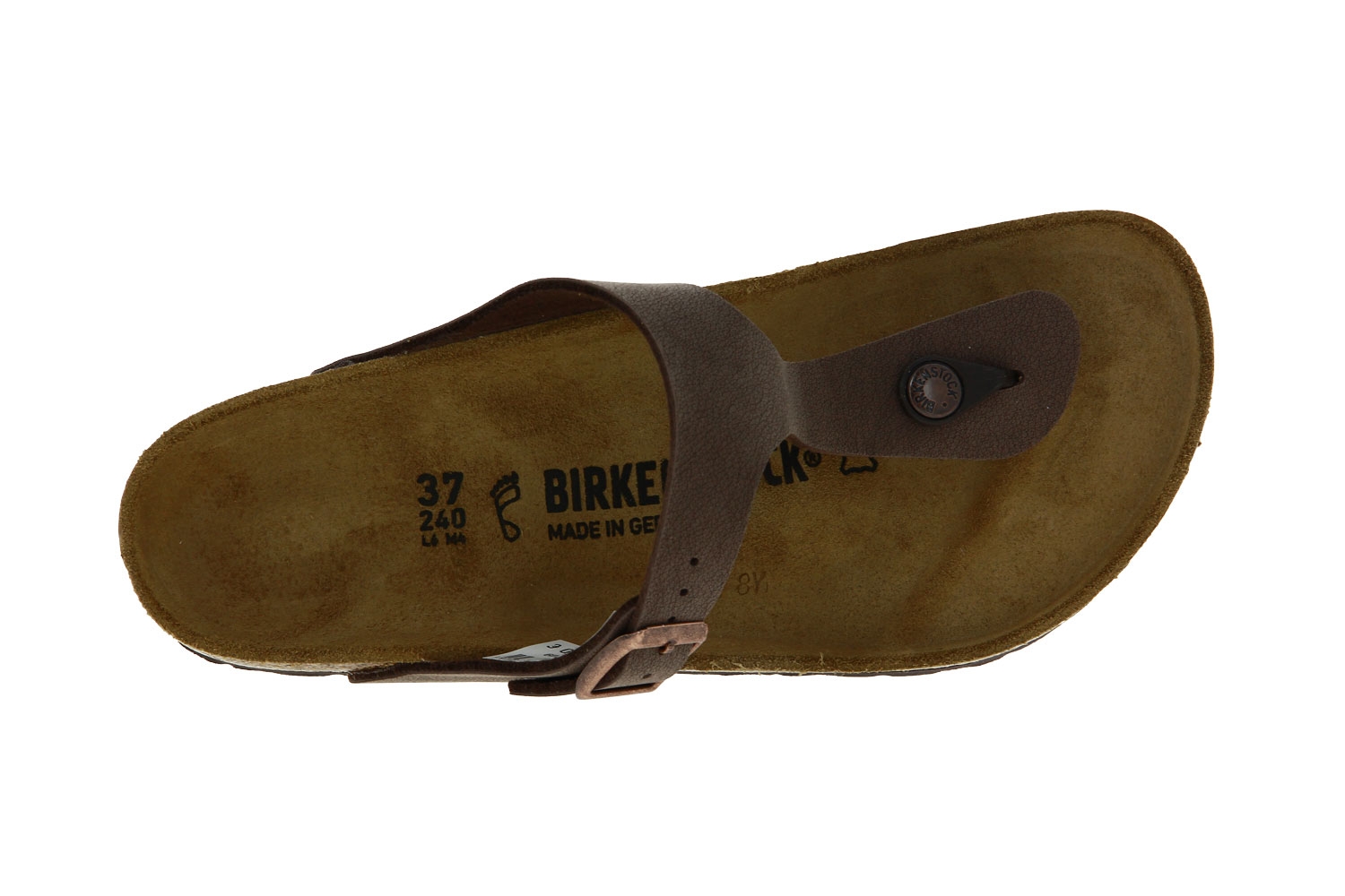 Birkenstock Pantolette normal GIZEH NUBUK MOCCA  (45)