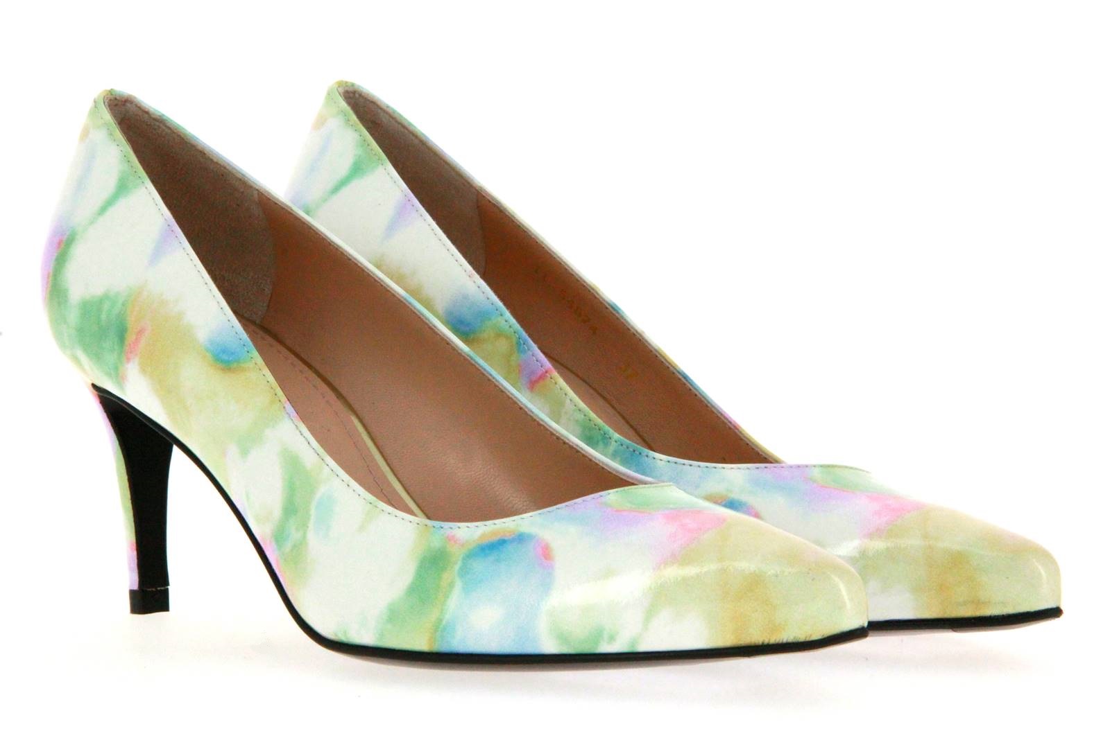 Stuart Weitzman Pumps PINOT PASTEL SUNFLOWER PATENT (40)