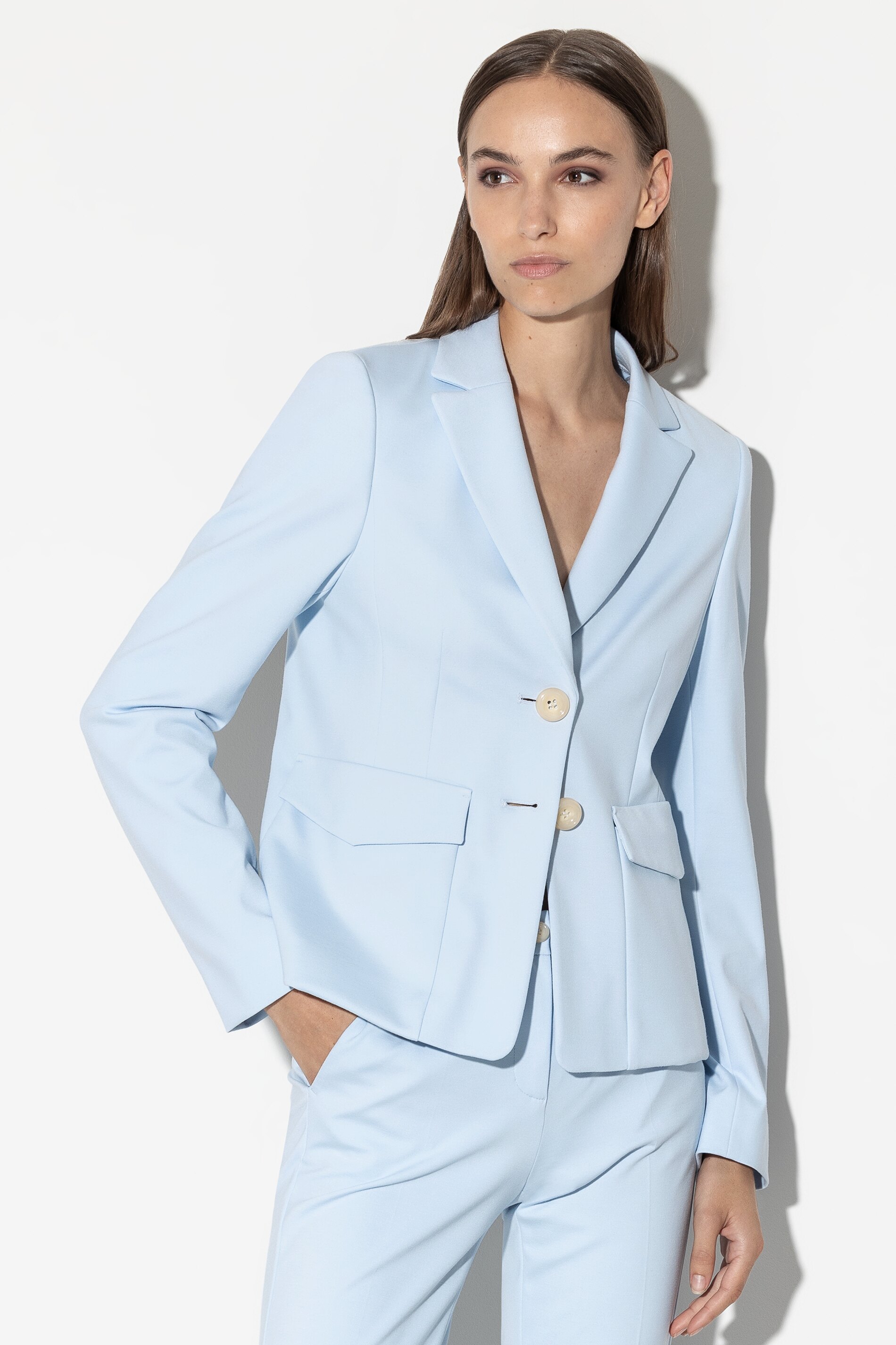 Luisa Cerano Blazer PUNTO MILANO - sky blue/ blau
